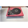 Image 2 : BOX OF RECORDS INLCUDING BEACH BOYS, ELVIS, WOODSTOCK AND OTHERS AND ION RECORD PLAYER