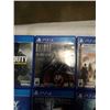 Image 3 : 9 PS4 VIDEOGAMES INCLUDING RESIDENT EVIL 4 AND 5, CALL OF DUTY INFINITE WARFARE, FARMING SIMULATOR 1