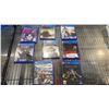 Image 1 : 8 PLAYSTATION 4 VIDEOGAMES INCLUDING HUNT SHOWDOWN, MIDDLE EARTH SHADOW OF MORDOR AND SHADOW OF WAR,