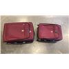Image 1 : TWO PIECES RED TRAVEL PRO ROLLING LUGGAGE