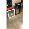 Image 1 : BLACK AND WHITE FRAMED WALL MIRRORS