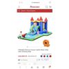 Image 1 : Inflatable Bounce House Castle Water Slide with Climbing Wall  Retail $750