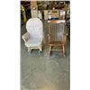 Image 1 : WOOD ROCKING CHAIR AND GLIDER ROCKING CHAIR