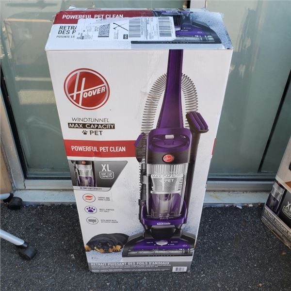 HOOVER WINDTUNNEL MAX CAPACITY PET VACUUM - TESTED WORKING, RETAIL $299