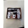 Image 1 : TRAY OF CUFFLINKS, KEYCHAINS, BROOCH BUTTON PINS