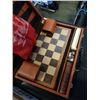 Image 4 : PLAYING CARDS, ROCK SUBWOOFER, BACKGAMMON AND CHESS SET AND COMBINATION LOCK SUITCASE