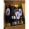 Image 2 : CASE OF 288 NEW 8 INCH TRIPLE WIDE GLOWSTICK BRACELETS - RED GREEN AND BLUE