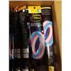 Image 3 : CASE OF 288 NEW 8 INCH TRIPLE WIDE GLOWSTICK BRACELETS - RED GREEN AND BLUE