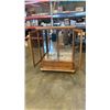 Image 2 : OAK GLASS DISPLAY CABINET