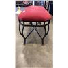 Image 3 : IRON AND FABRIC BENCH