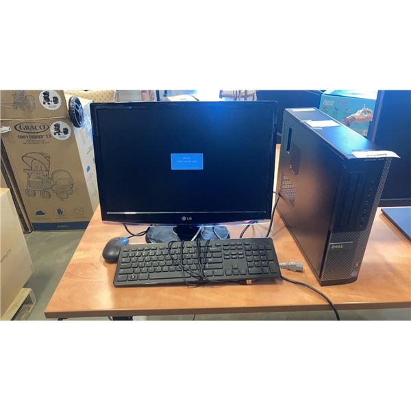 DELL INTEL I3 3RD GEN, WINDOWS 10 UPDATES, NO PASSWORD, 250GB HDD, 4GB DDR3 RAM, WITH 28" DELL MONIT