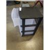 Image 3 : 3 TIER METAL SHELF AND 3 DRAWER ROLLING ORGANIZER