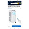 Image 1 : COSTWAY 8000BTU PORTABLE AIR CONDITIONER DEHUMIDIFIER - RETAIL $319.99 US