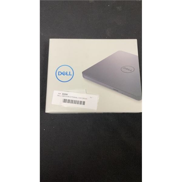 DELL USB SLIM EXTERNAL DVD DRIVE - TESTED WORKING, RETAIL $59