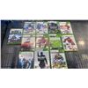 Image 1 : 12 XBOX 360 VIDEOGAMES INCLUDING ROCK BAND 2, MODERN WARFARE 3, FOOTBALL, HOCKEY, RUGBY AND BASKETBA