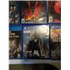 Image 3 : 9 PLAYSTATION 4 GAMES INCLUDING INJUSTICE ULTIMATE EDITION, TOMB RAIDER DEFINITIVE EDITION, ALIENS F