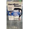 Image 1 : HAMILTON BEACH 1.7 L GLASS KETTLE TESTED AND WORKING, RETAIL $44