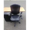 Image 2 : BLACK 2 DRAWER FILING CABINET WITH GAS LIFT OFFICE CHAIR