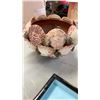 Image 8 : SHELL DECORATED BOWL, EASTERN SHADOWBOX ART AND GLASS AND METAL VASE