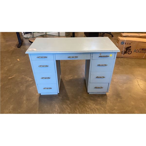 VINTAGE 7 DRAWER DESK