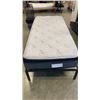 Image 2 : BEAUTYREST TWIN XL PILLOWTOP MATTRESS AND BLACK METAL FRAME