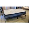 Image 4 : BEAUTYREST TWIN XL PILLOWTOP MATTRESS AND BLACK METAL FRAME