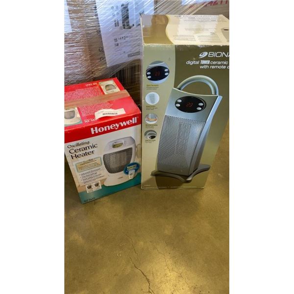 HONEYWELL AND BIONAIRE HEATERS