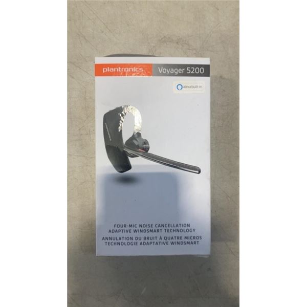 PLANTRONICS VOYAGER 5200 BLUETOOTH EARPIECE - TESTED WORKING RETAIL $129