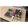 Image 1 : TRAY OF TOY CARS AND CASE OF SIGNBOARD NUMBERS