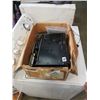 Image 1 : VINTAGE PANASONIC PORTABLE TELEVISION WITH RADIO - MODEL TR-4001C AND REALISTIC RADIOSHACK RADIO