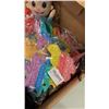 Image 2 : BOX OF NEW COCOMELON JJ DOLL, MINION COSTUME, SIZE 7 MEMORY FOAM SHOES AND SILICONE FIDGIT POPPER TO