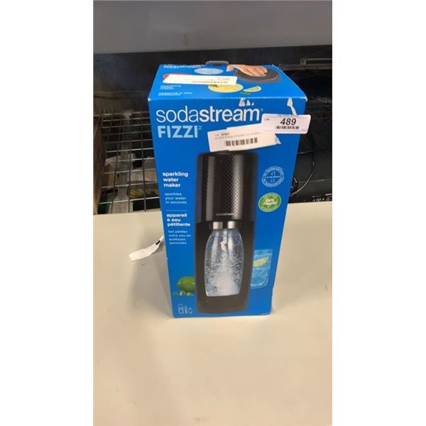 AS NEW SODA STREAM FIZZI SPARKLING WATER MAKER - CO2 BOTTLE NOT INCLUDED