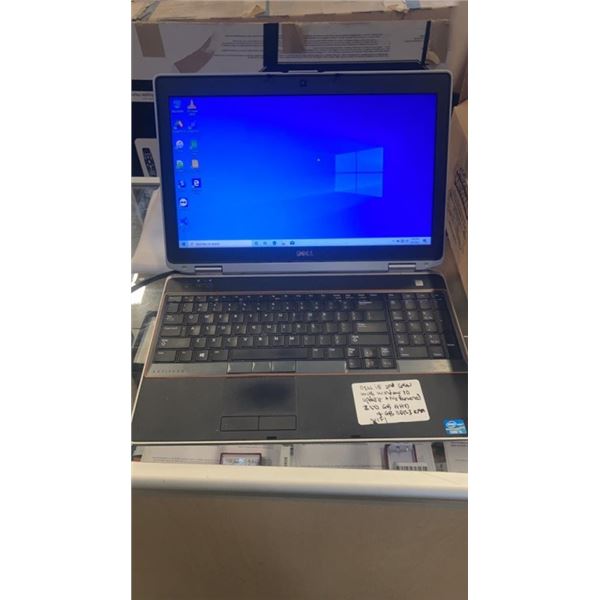 DELL I5 LAPTOP 2ND GEN WITH WINDOWS 10 UPDATE, NO PASSWORD 350GB HDD, 4GB DDR3 RAM, WIFI INCLUDES CH