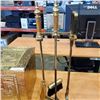 Image 2 : BRASS FIRE BOX AND COMPANION SET