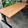 Image 2 : ELECTRIC LIFT DESK XL 72" X 30" WORKING WITH 4 PRESETS AND MESH BACK ERGANOMIC GAS LIFT CHAIR