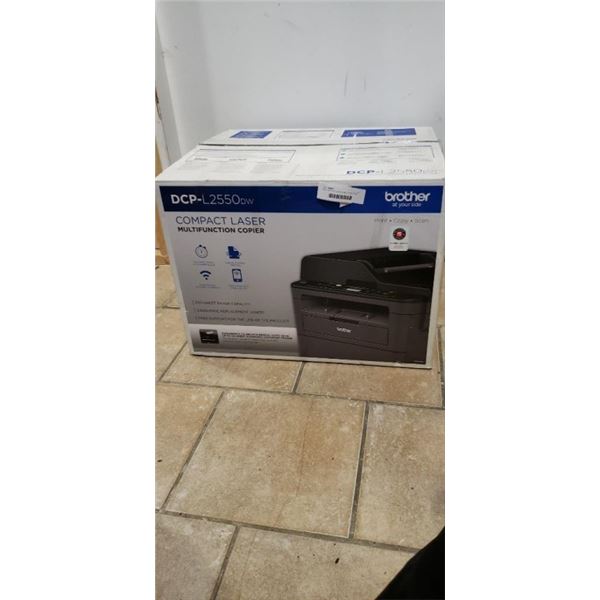 BROTHER DCP-L2550DW MULTIFUNCTION COPIER PRINTER - TESTED WORKING, NEEDS TONER, RETAIL $269