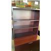Image 2 : EXECUTIVE 2 DRAWER LATERAL FILE CABINET WITH STORAGE SHELVING