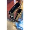 Image 4 : EXECUTIVE 2 DRAWER LATERAL FILE CABINET WITH STORAGE SHELVING