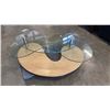 Image 1 : MODERN 3 TIER GLASSTOP COFFEE TABLE