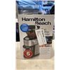 Image 1 : HAMILTON BEACH 18 SETTING BURR COFFEE GRINDER - TESTED WORKING, RETAIL $74
