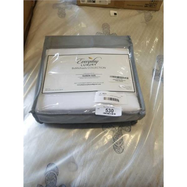 NEW EVERYDAY LUXURY QUEEN SIZE 4 PIECE SHEET SET