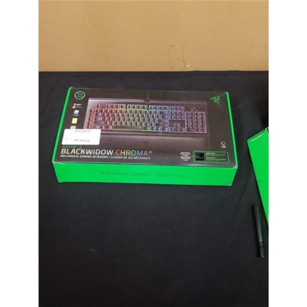 RAZER BLACKWIDOW CHROMA V2 MECHANICAL GAMING KEYBOARD - TESTED WORKING, RETAIL $179