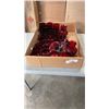 Image 1 : TRAY FO RUBY GLASS, VASES, CUPS, BOWLS, ART GLASS ASH BOWL