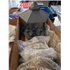 Image 2 : 3 BOXES OF BEAUTY,  PARTY AND GARDEN ITEMS - BEE HOUSES, BIRD FEEDER, FACE SHIELDS