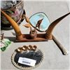 Image 4 : HANDCRAFTED PLANTERS WITH VANITY MIRROR, ORIOLE STATUE AND OTHER COLLECTIBLES