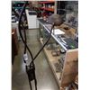 Image 4 : FLOOR LAMP WITH GLASS SHADE AND ADJUSTABLE READING LAMP
