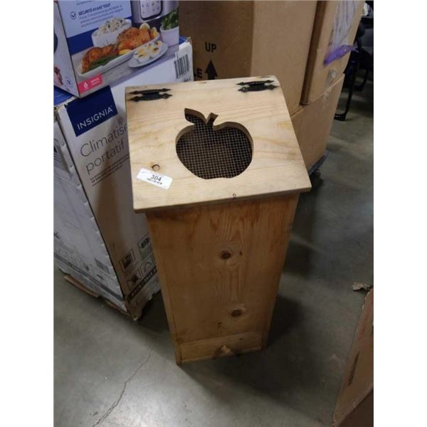 WOOD PRODUCE CONTAINER