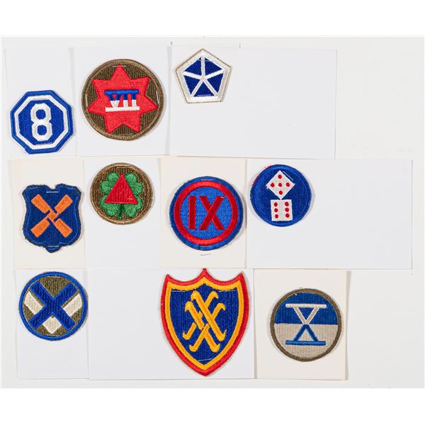 US ARMY CORPS PATCHES (10)