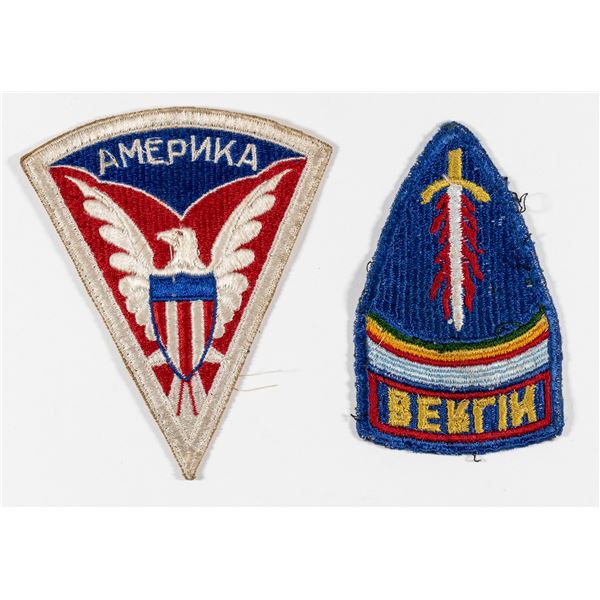 WWII ETO AMERICAN PATCHES (2)