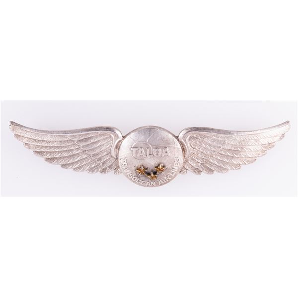 TALOA TRANSOCEAN AIRLINES WINGS 3 STARS